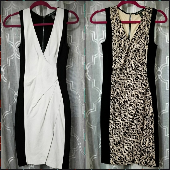 Kenneth Cole Dresses & Skirts - {Kenneth Cole} black/white full back zip dress